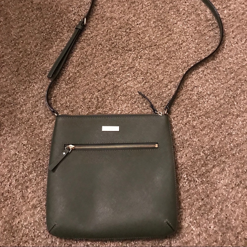LIKE NEW Kate Spade Olive Green Crossbody Purse